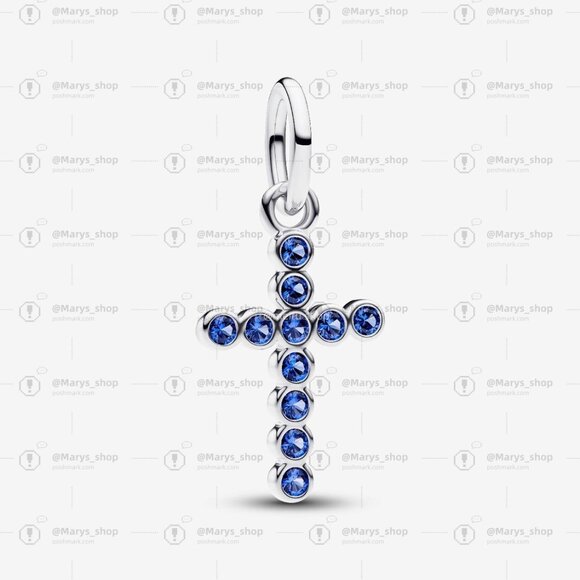 Pandora Cross Dangle Charm - Picture 1 of 5